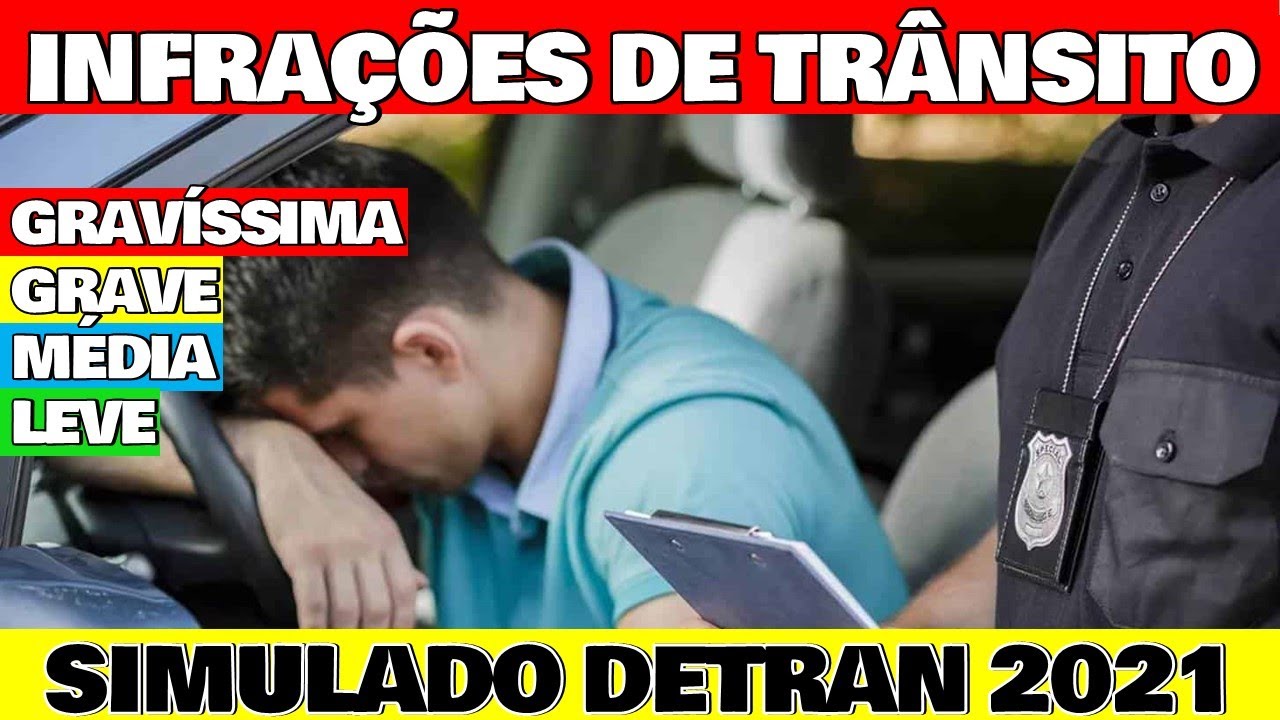 Como memorizar infrações de trânsito - Multas gravíssimas, graves, médias e leves | Simulado DETRAN
