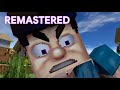 REMASTERED STEVE WAR Pt 5 GROTESQUE STEVE ATTACK SMASH STEVE WITH SUBTITLES