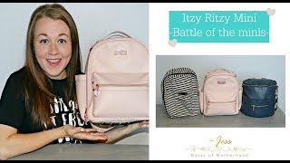 Itzy Ritzy (Sensible mam collab) + Mini diaper bag(s) comparison!