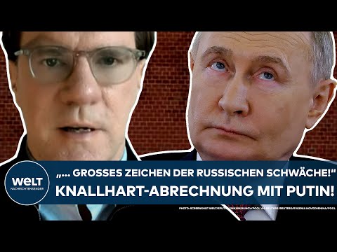 UKRAINE-KRIEG: "... großes Zeichen der russischen Schwäche!" Knallhart-Abrechnung mit Wladimir Putin