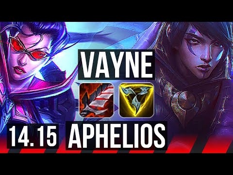 VAYNE vs APHELIOS (TOP) | 66% winrate, 6 solo kills | EUW Master | 14.15