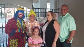 Payaso Pikorete celebrando el Cumpleaños de Layla en Kissimmee Fl Review Testimonio