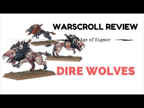 Age of Sigmar Dire Wolves Warscroll Review