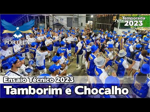 Portela 2023 | Tamborins e chocalhos - Ensaio Técnico | Samba ao vivo - #ET23