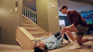 Falling Down Stairs Prank on Boyfriend (GOT HIM)