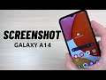 How to SCREENSHOT on Samsung Galaxy A14