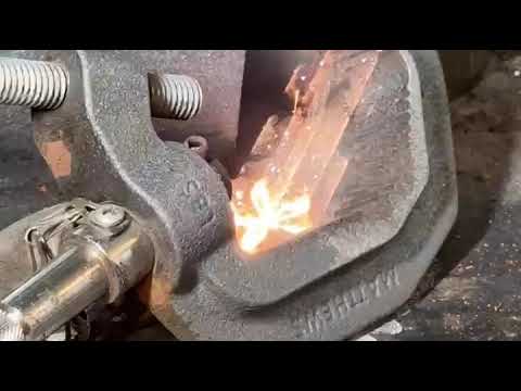 Pulsed Laser Cleaning Machine Removes Rust and Paint - Live Demo