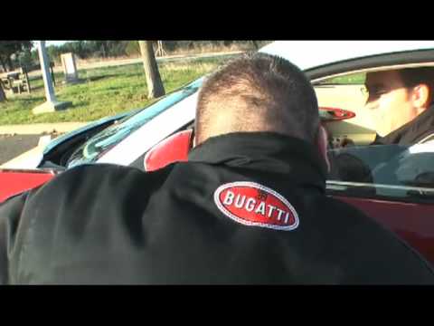 Bugatti Veyron test drive