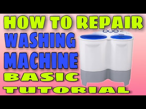 How to repair twin tub washing machine (tutorial)