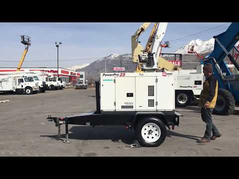 SOLD Generator 25 KW Airman Diesel Portable Trailer Mounted $15,000