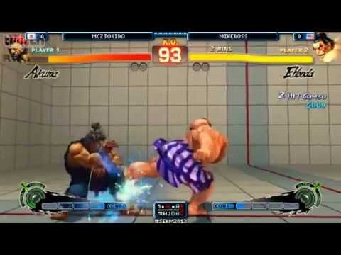 SSFIV:AE v2012 - Tokido (Akuma) vs. Mike Ross (E. Honda) - SEAM 2013