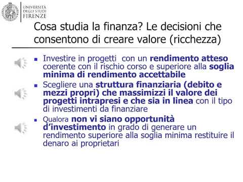 Valentina Cioli - Pillole di finanza aziendale - parte seconda