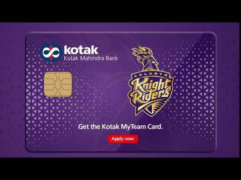 Kotak Kolkata Knight Riders Debit & Credit Card