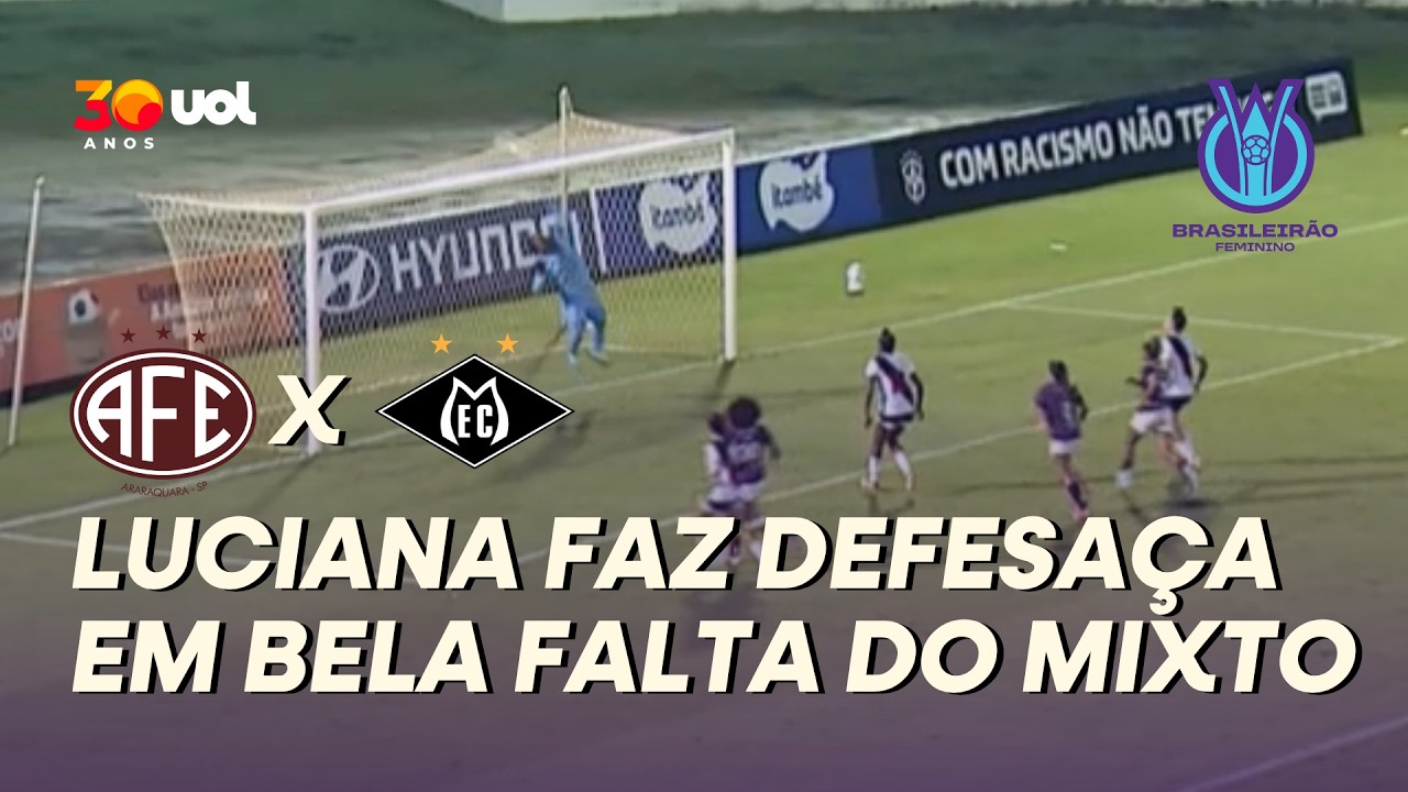 EM BELA FALTA DO MIXTO LUCIANA SALVA COM GRANDE ESTILO!! POR POUCO NÃO SAI O EMPATE PARA A EQUIPE