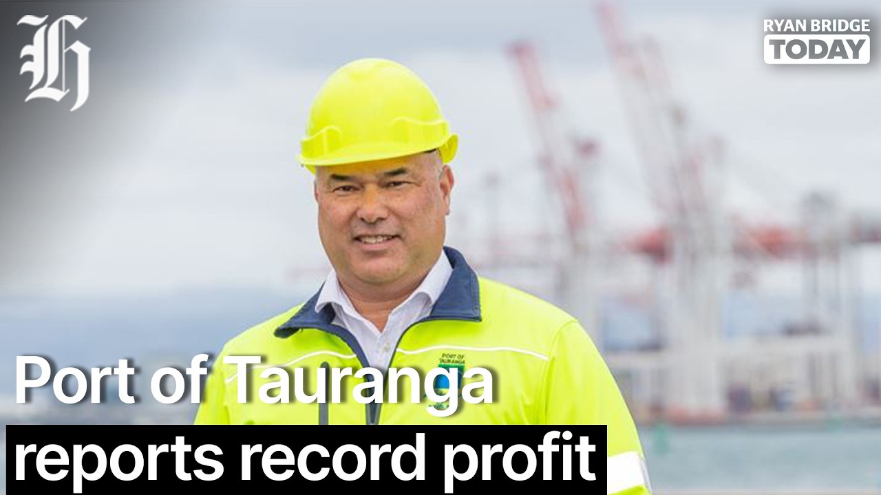 Port of Tauranga reports record profit despite turning away container services | Ryan Bridge TODAY