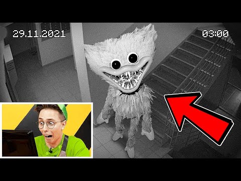 Le telecamere nascoste hanno ripreso HUGGY WUGGY in casa mia! Il mostro è venuto per me