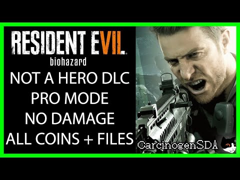 Resident Evil 7 Not a Hero DLC - Professional Mode, No Damage, All Coins, All Files Walkthrough