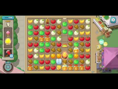 We Bare Bears Match3 Repairs Level 1208 - No Boosters