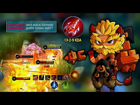 AULUS DAMAGE HACKKK | TOP GLOBAL AULUS BEST BUILD AND EMBLEM MLBB