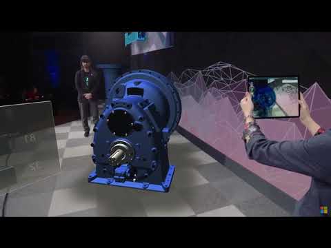 Microsoft HoloLens 2 : Demo #3 On Stage at MWC 2019