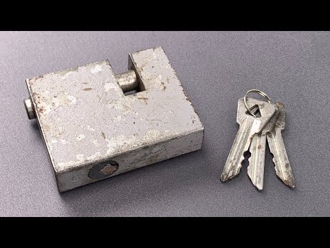 [946] Vintage Soviet Aleksin Shutter Lock Picked