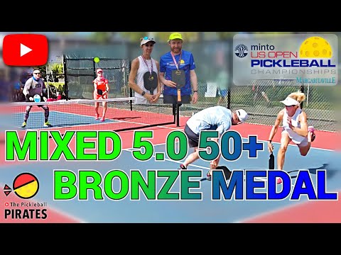 Pickleball Bronze Medal Match Mixed Doubles 50+ 5.0