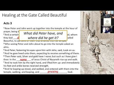 "Healing at the Gate called Beautiful" Lesson 3 - Treasure Hunters 2022