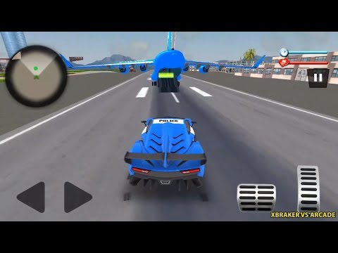 US Police Robot Car - Police Plane Transport - New Levels Unlocked - Android Gameplay 2018