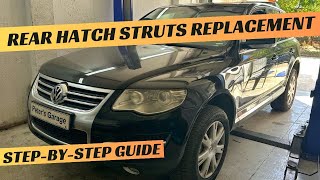 VW Touareg Rear Hatch Struts replacement