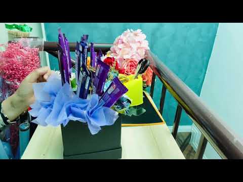 Tutorial coklat bouquet box bajet