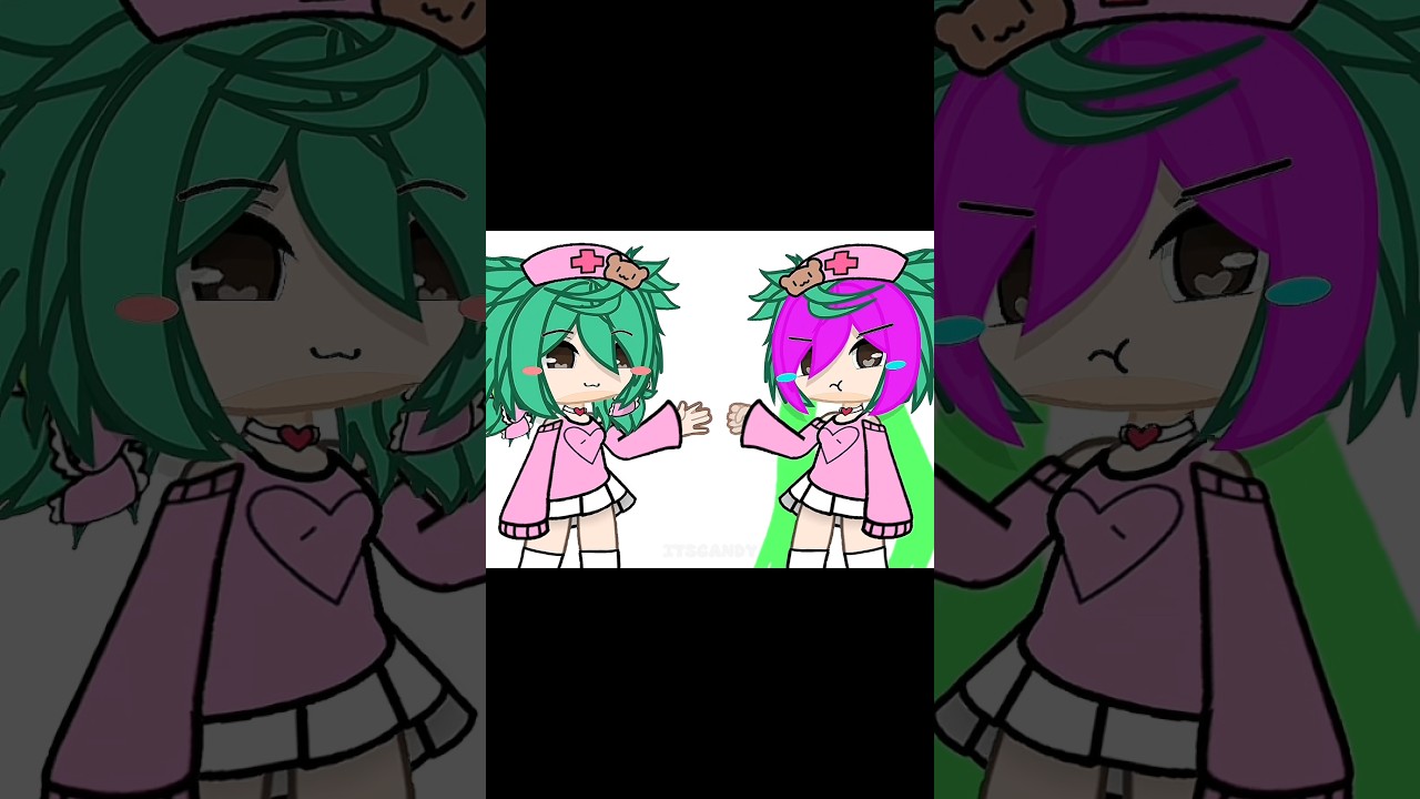 Rock paper scissors Gacha tweening trend cr: Yumezra #anime #animation #phonk