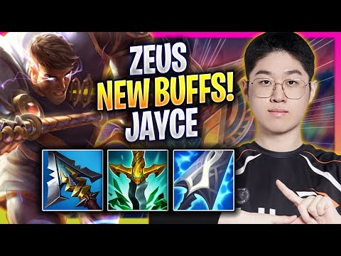 ZEUS TRIES JAYCE WITH NEW BUFFS! - T1 Zeus Plays Jayce TOP vs Ambessa! | Season 2025