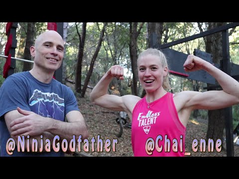 Rookie Ninja Warrior Girl gets Masterclass Training from The Godfather David Campbell