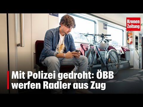 Mit Polizei gedroht: ÖBB werfen Radler aus Zug | krone.tv NEWS