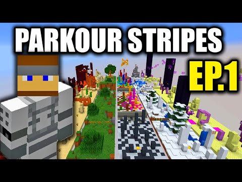MINECRAFT: PARKOUR STRIPES!! - EP.1 w/Pietro