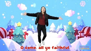 O Come All Ye Faithful | Christmas Dance-Along for Kids | CJ &amp; Friends