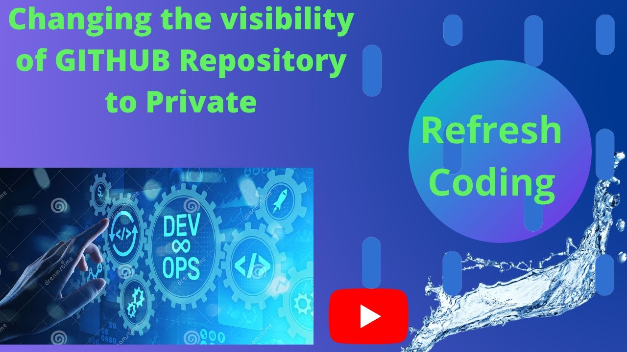 Changing the visibility of GitHub Repository to Private