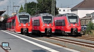 preview picture of video 'Ansbach - BR 115 mit IC - Nürnberger S-Bahn - ICE - BR 440 - Güterzüge'