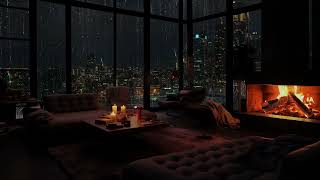 Regennacht mit Kaminfeuer: Die perfekte Atmosphäre zum Entspannen, Lesen und Abschalten