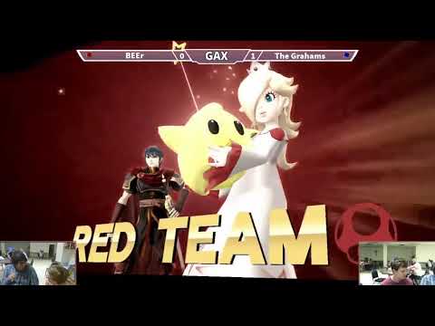 GAXS 2018 Smash 4 Doubles - Beast Mode (Scubbss + Qwexe; Red) vs Grahams (duncathan + Beezy; Blue)