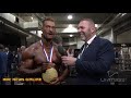 2019 Classic Physique Olympia Winner Chris Bumstead After Victory Interview
