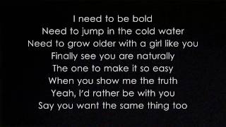 Joshua Radin - I'd Rather Be With You Lyrics [HD]