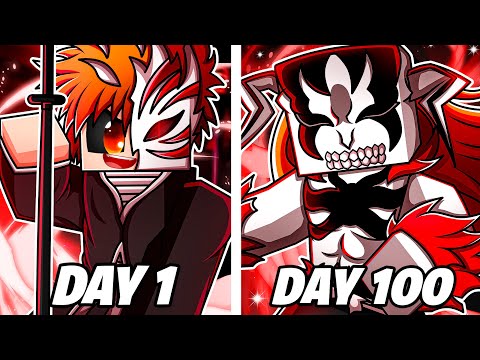 I Played Minecraft Bleach As HOLLOW ICHIGO For 100 DAYS… This Is What Happened