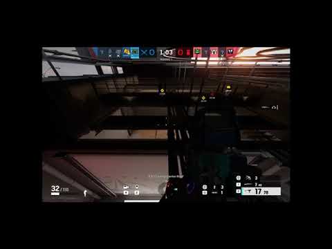 Inside roof without getting knocked