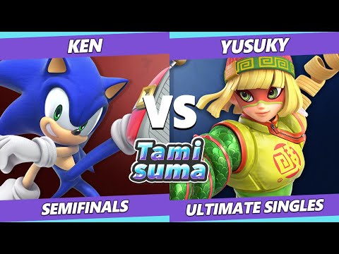 TAMISUMA 165 SSBU - KEN (Sonic) Vs. Yusuky (Min Min) Smash Ultimate Semifinals