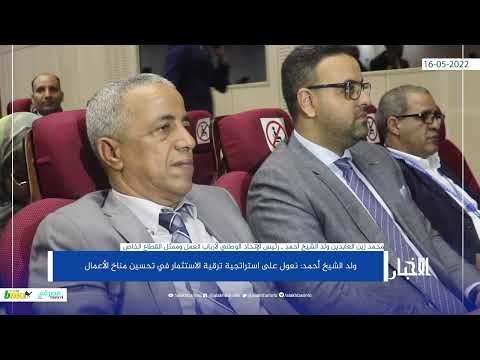 ولد الشيخ أحمد نعول على استراتجية ترقية الاستثمار في تحسين مناخ الأعمال