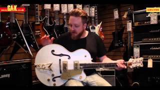 Video thumbnail for Gretsch - G6139CB Falcon Centre-Block Single Cutaway Demo at GAK by GAK