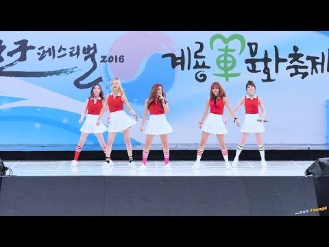 161002 계룡 지상군 페스티벌 - 레드벨벳 '러시안 룰렛' 직캠 by DaftTaengk