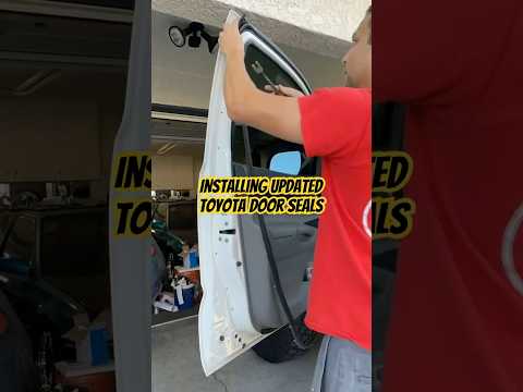 #Toyota updated these door seals due to wind noise on the second gen #Tacoma!