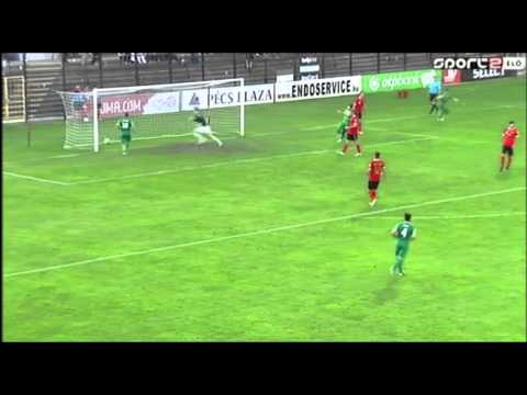 Waltner Róbert gólja a gólja a PMFC Matias - Kaposvári Rákóczi FC mérkőzésen